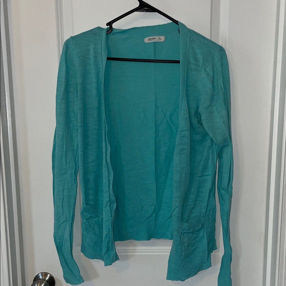 Old Navy Women's Cardigan Sweater - Aqua